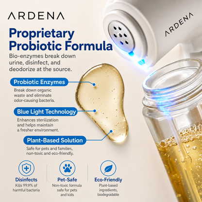 Ardena Nano Blue-Light Probiotic Pet Deodorizer — Ends Odor at the Source