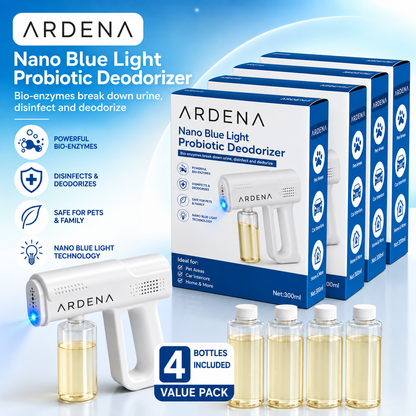 Ardena Nano Blue-Light Probiotic Pet Deodorizer — Ends Odor at the Source